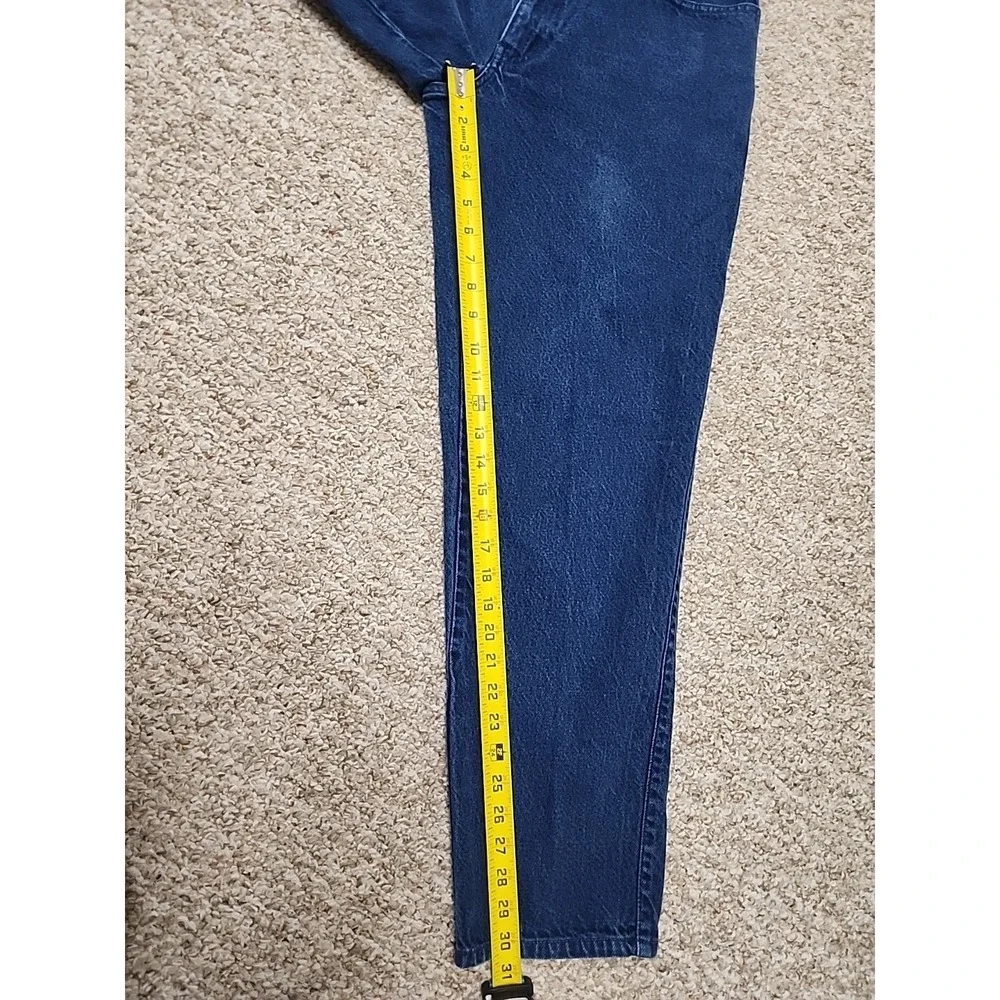 I.O.U Jeans VTG 80's 90's Blue Rinse 33x32 Baggy Tapered Skater‎ 30x30 Actual